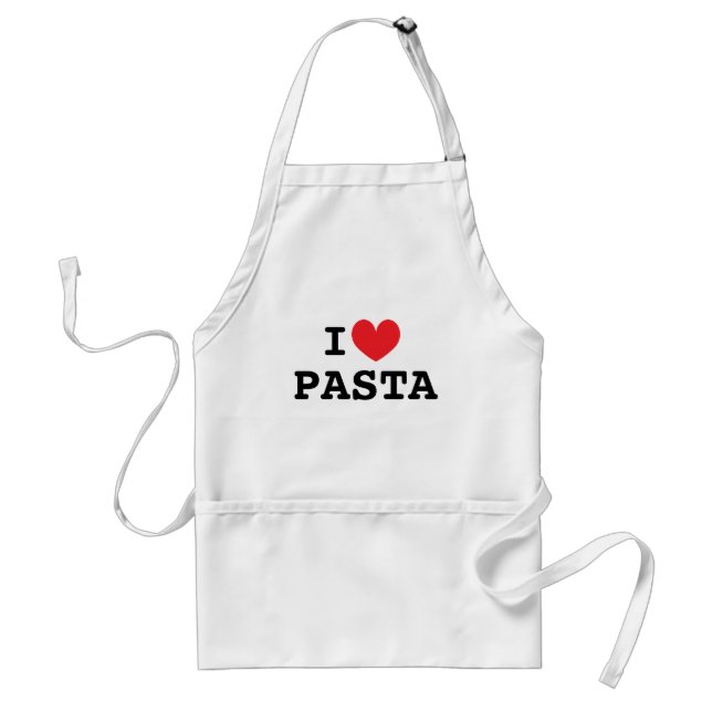I heart pasta kitchen apron for cooking  förkläde (Framsidan)