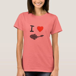 I Heart Plecostomuses Ringer Shirt Tröja