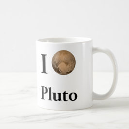 I Heart Pluto Kaffemugg