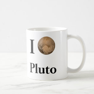 I Heart Pluto Kaffemugg