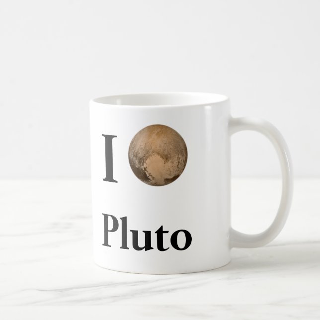 I Heart Pluto Kaffemugg (Höger)