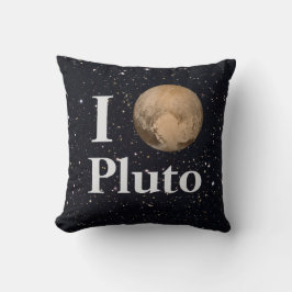 I Heart Pluto Starry Himlar Kudde