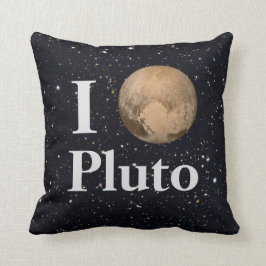 I Heart Pluto Starry Himlar Kudde