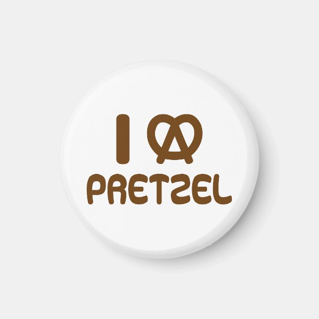 I Heart Pretzel Magnet (Framsidan)