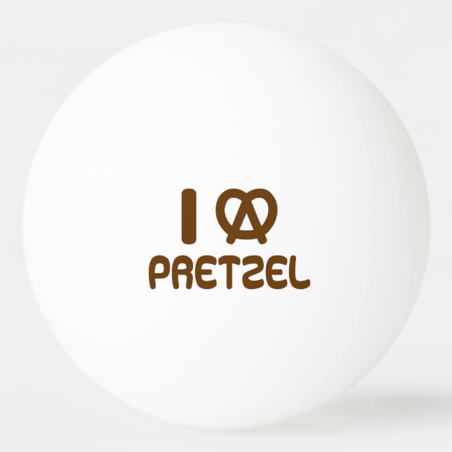 I Heart Pretzel Pingisboll (Framsidan)