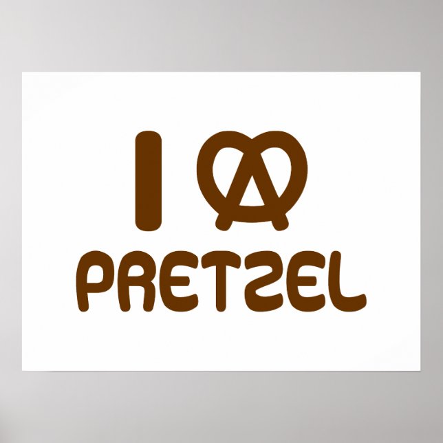 I Heart Pretzel Poster (Framsidan)