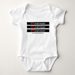 "I Heart Real Gods" Baby Onsie T Shirt