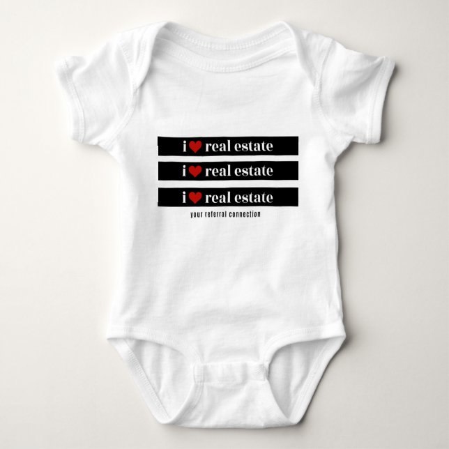 "I Heart Real Gods" Baby Onsie T Shirt (Framsida)