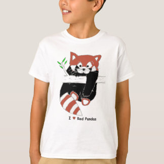 I Heart Red Pandas T-shirt