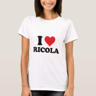 I Heart Ricola First Namn I Kärlek Personlig Stuf T Shirt