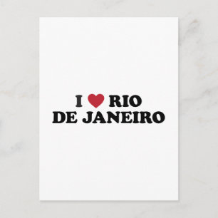 I Heart Rio de Janeiro Brasilien Vykort