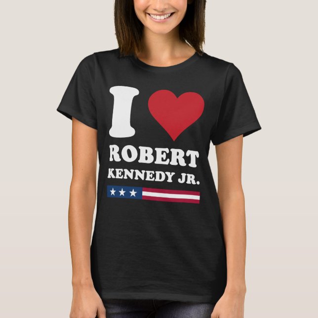 I Heart Robert Kennedy JR T Shirt (Framsida)