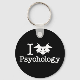 I Heart (Rorschach Inkblot) - psykologi Nyckelring