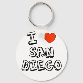 I Heart San Diego Nyckelring
