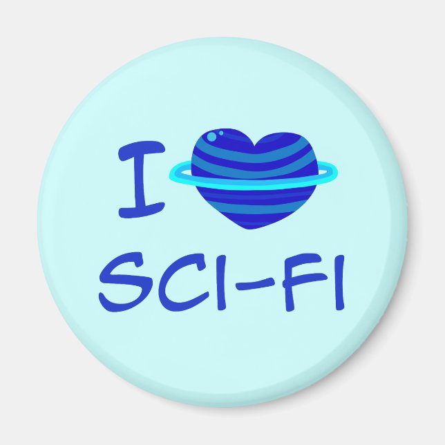 I Heart Sci-Fi Magnet (Framsidan)