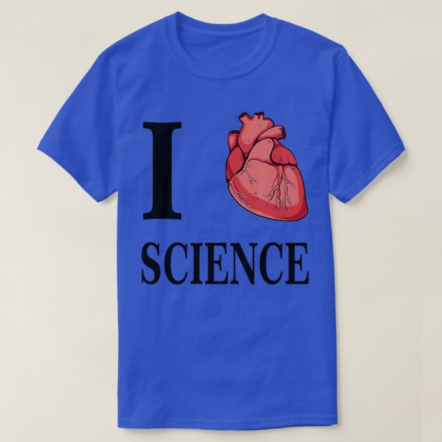 I Heart Science Kärlek bioology Anatomy anatomical T Shirt (Design framsida)