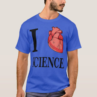 I Heart Science Kärlek bioology Anatomy anatomical T Shirt