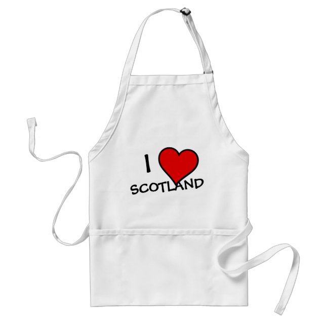 I Heart Scotland bk passp Förkläde (Framsidan)