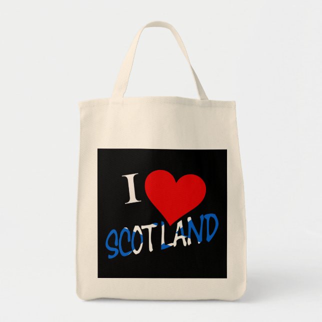 I Heart Scotland overlay gcent Tygkasse (Framsidan)