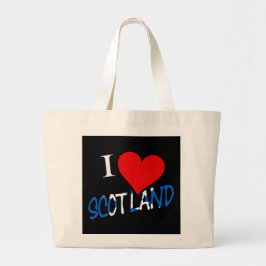 I Heart Scotland overlay jtcent Jumbo Tygkasse