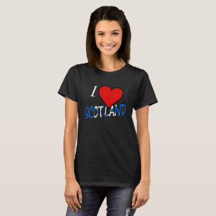 I Heart Scotland overlay watt T Shirt