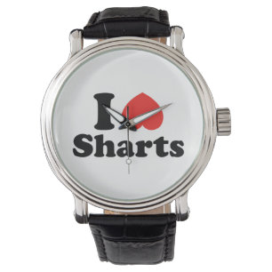 I Heart Sharts Armbandsur