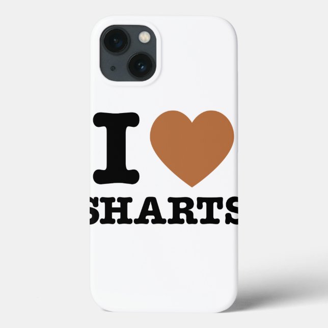 I Heart Sharts Funny Graphic (Baksida)