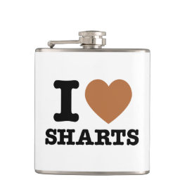 I Heart Sharts Funny Graphic Fickplunta