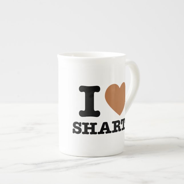 I Heart Sharts Funny Icon Graphic Benporslin Mugg (Framsida höger)