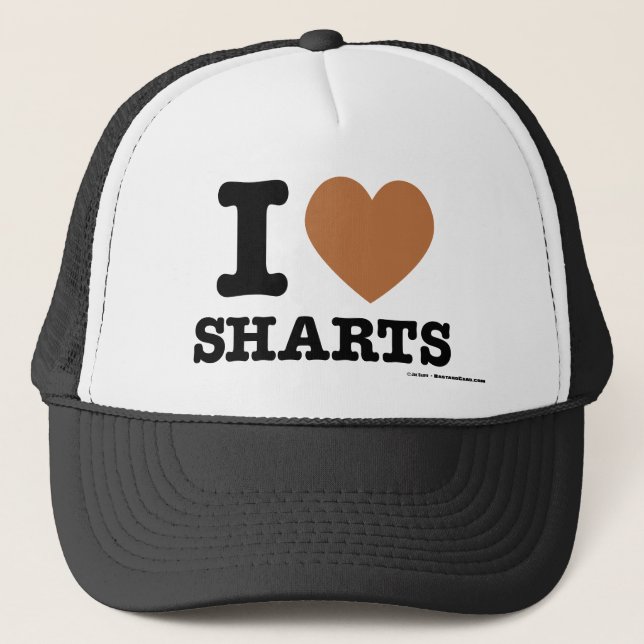 I Heart Sharts Keps (Framsida)