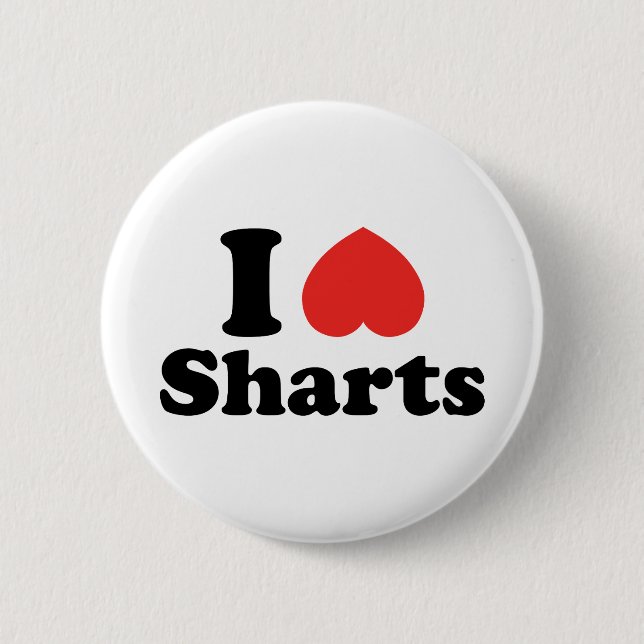 I Heart Sharts Knapp (Framsida)