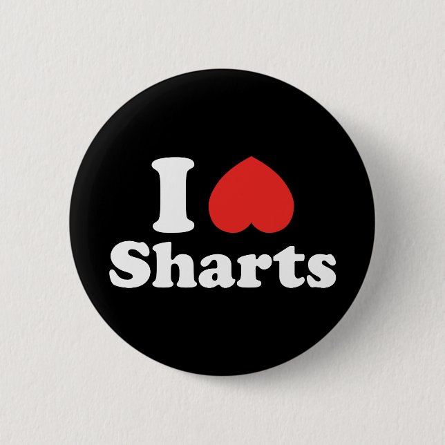 I Heart Sharts Knapp (Framsida)