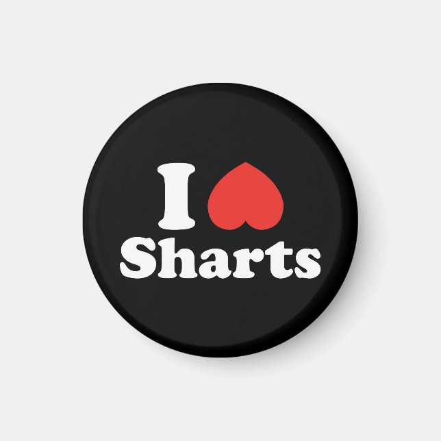 I Heart Sharts Magnet (Framsidan)