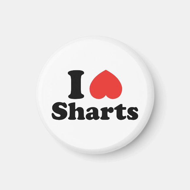 I Heart Sharts Magnet (Framsidan)