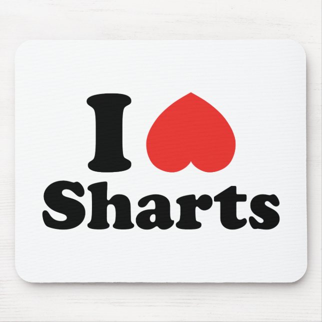 I Heart Sharts Musmatta (Framsidan)