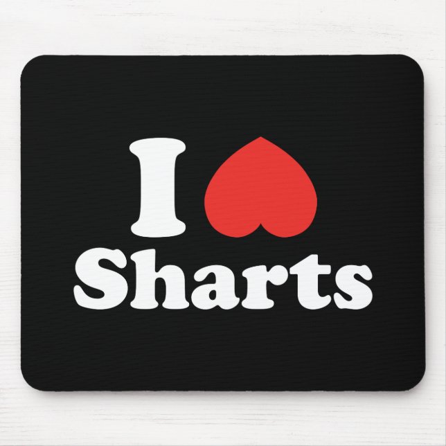 I Heart Sharts Musmatta (Framsidan)