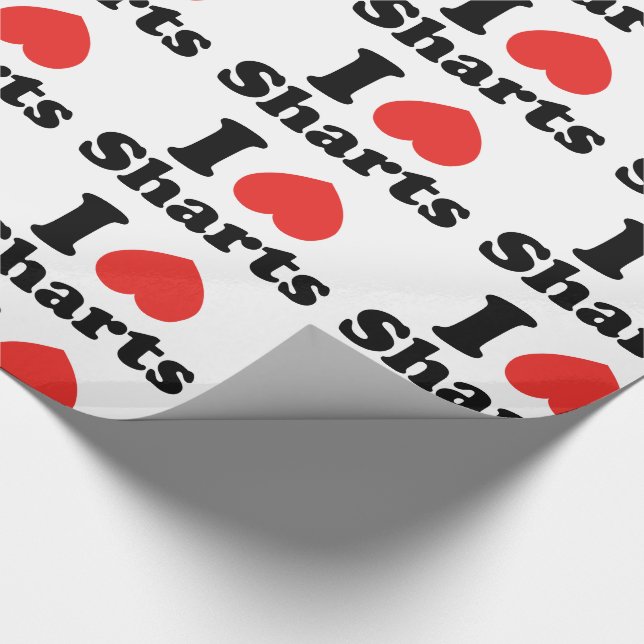 I Heart Sharts Presentpapper (Hörn)