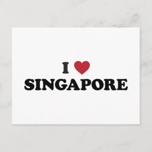I Heart Singapore Vykort