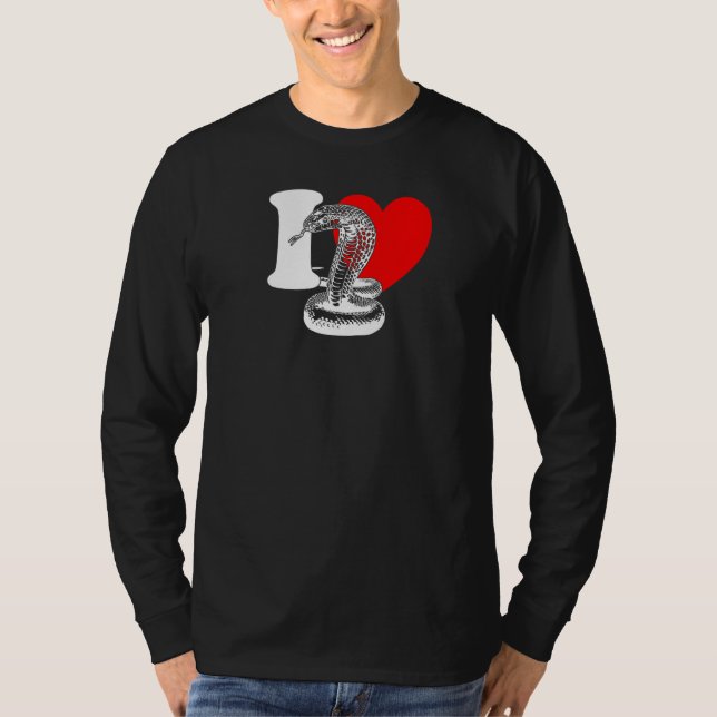 I Heart Snakes - Cute I Love Snakes, Snake Lover P T Shirt (Framsida)