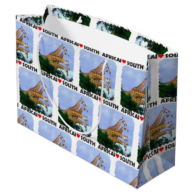 I Heart South Afrika 4 Giraffes (Baksidan Vinklad)