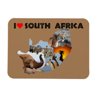 I Heart South Afrika vild land Magnet