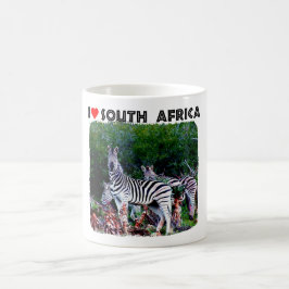 I Heart South Afrika Zebra Aloe Kaffemugg
