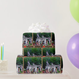 I Heart South Afrika Zebra Aloe Presentpapper