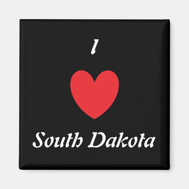 I Heart South Dakota Magnet (Framsidan)