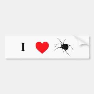 I Heart Spiders Bildekal