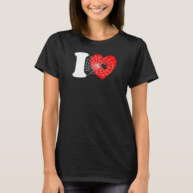 I Heart Spiders - Funny I Love Spiders, Funny Spid T Shirt (Framsida)