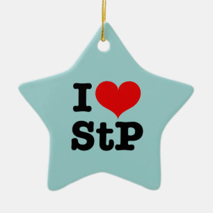 I Heart St. Paul Julgransprydnad Keramik