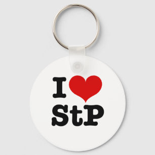 I Heart St. Paul / St. Peter Nyckelring