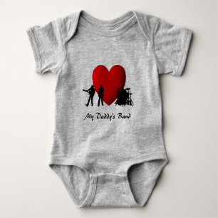 I Heart Sten & Roll My Pappor Band Anpassningsbar T Shirt
