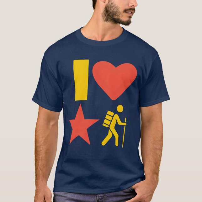 I Heart STrek T Shirt (Framsida)
